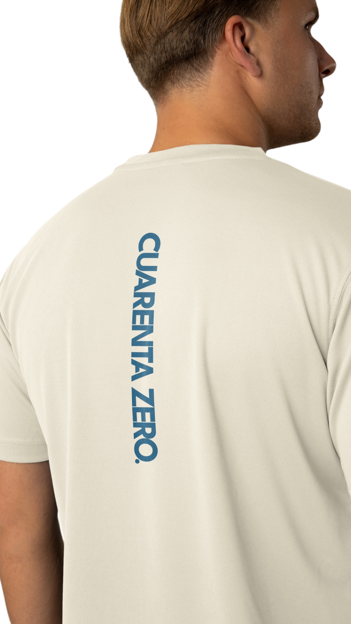 Cuarenta Zero dry-fit padelshirt La Nucia voor heren