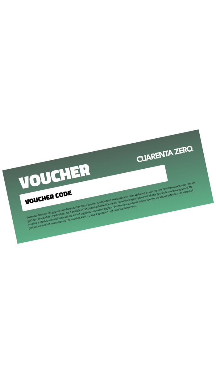 Cuarenta Zero cadeaubon voor padelkleding